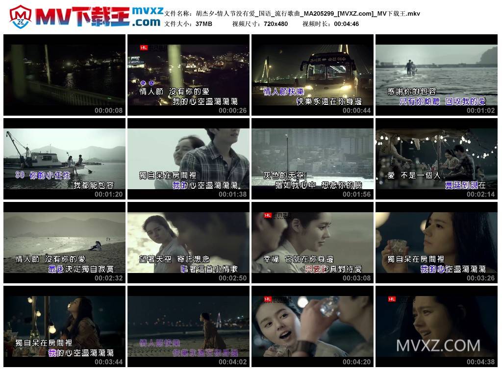胡杰夕-情人节没有爱_国语_流行歌曲_MA205299